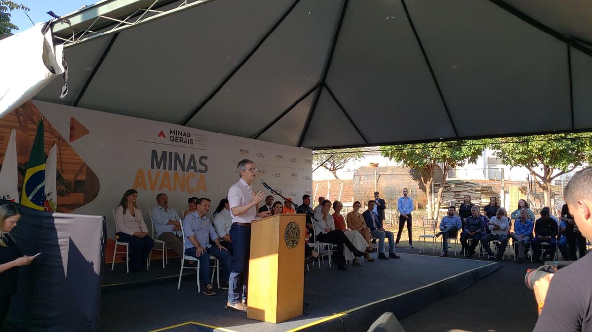 Governador Romeu Zema anuncia R$ 18,4 milhões para implantação do Samu Regional, para atender a microrregião de Uberaba (Foto/Gisele Barcelos)