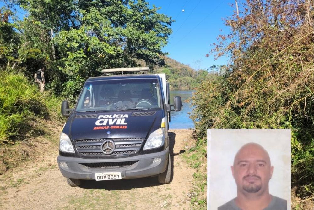 O corpo do mecânico Alex Sandro Oliveira Acuio foi encontrado ontem a margem do rio Grande, região de ranchos em Sacramento (Foto/Divulgação)
