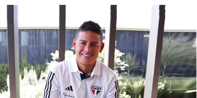 "Estou feliz. É uma oportunidade muito grande para mim e minha família”, disse James Rodriguez (Foto/Reprodução)