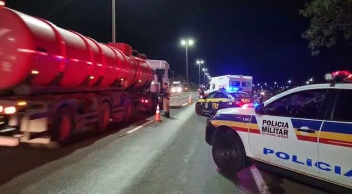 Unidades de resgate constataram morte instantânea da criança e as polícias Militar e Rodoviária Federal estiveram no local  (Foto/Divulgação)