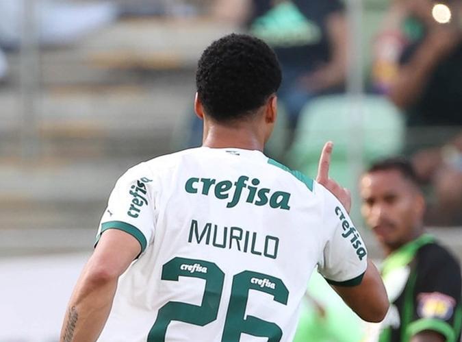 Murilo confirmou a fama de &#34;mortal&#34; do Palmeiras nas bolas parada (Foto/Premiére – SporTV)