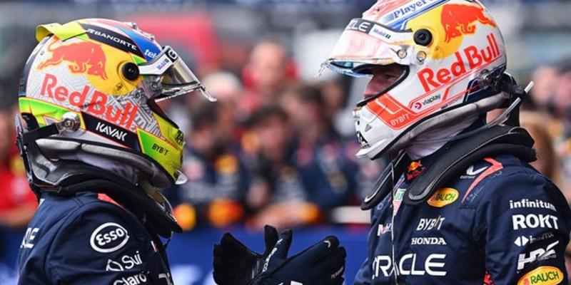 Verstappen e Pérez fizeram dobradinha no GP da Bélgica (Foto/Divulgação Red Bull Racing)