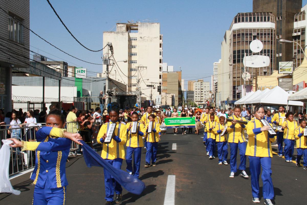 Desfile da Independência é um dos mais tradicionais em Uberaba (Foto/Arquivo JM)