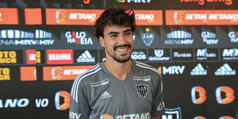 Igor Gomes entrou muito bem no 2º tempo, mas não conseguiu levar o Galo à Classificação. (Foto/Divulgação/Atlético/Jogada10)