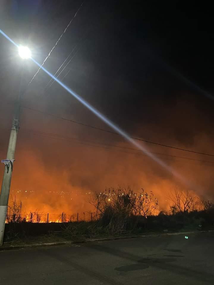 Incêndio no Parque dos Buritis (Foto/Denúncia)