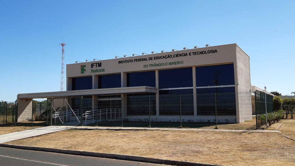Reitoria do Instituto Federal do Triângulo Mineiro localizada em Uberaba e que está em disputa por três candidatos (Foto/Divulgação)