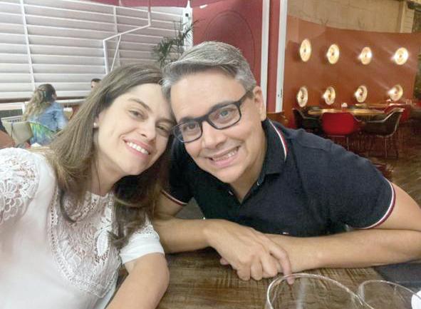 Giovanna Prata e Luciano Camargos curtiram o fim de semana juntinhos na histórica Tiradentes (Foto/Arquivo Pessoal)