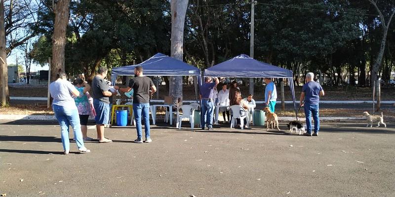 Ponto de vacinação antirrabica (Foto/Divulgação)