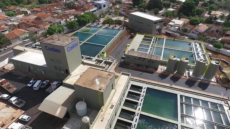 Estação de Tratamento de Água de Uberaba (Foto/Divulgação Codau)