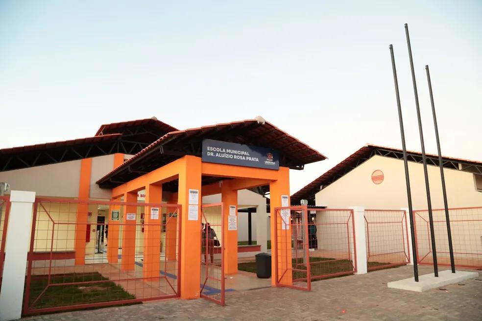 Escola Municipal Dr. Aluízio Prata foi inaugurada no ano passado, em Uberaba (Foto/Divulgação)