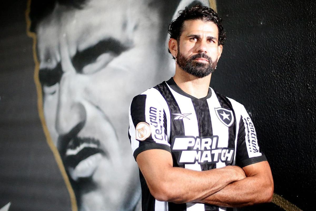 Diego Costa pode iniciar o jogo como o titular (Foto/Vitor Silva/Facebook Botafogo)