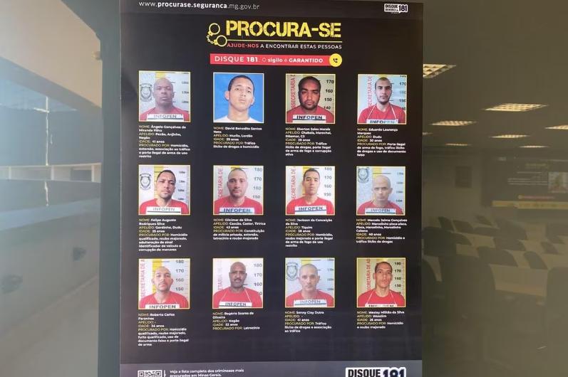 Procurados em Minas Gerais (Foto/Divulgação)