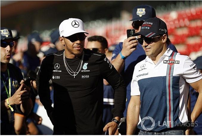 Hamilton não reconhece Felipe Massa como campeão mundial de Fórmula 1 de 2008. (Foto/Motor Sport)