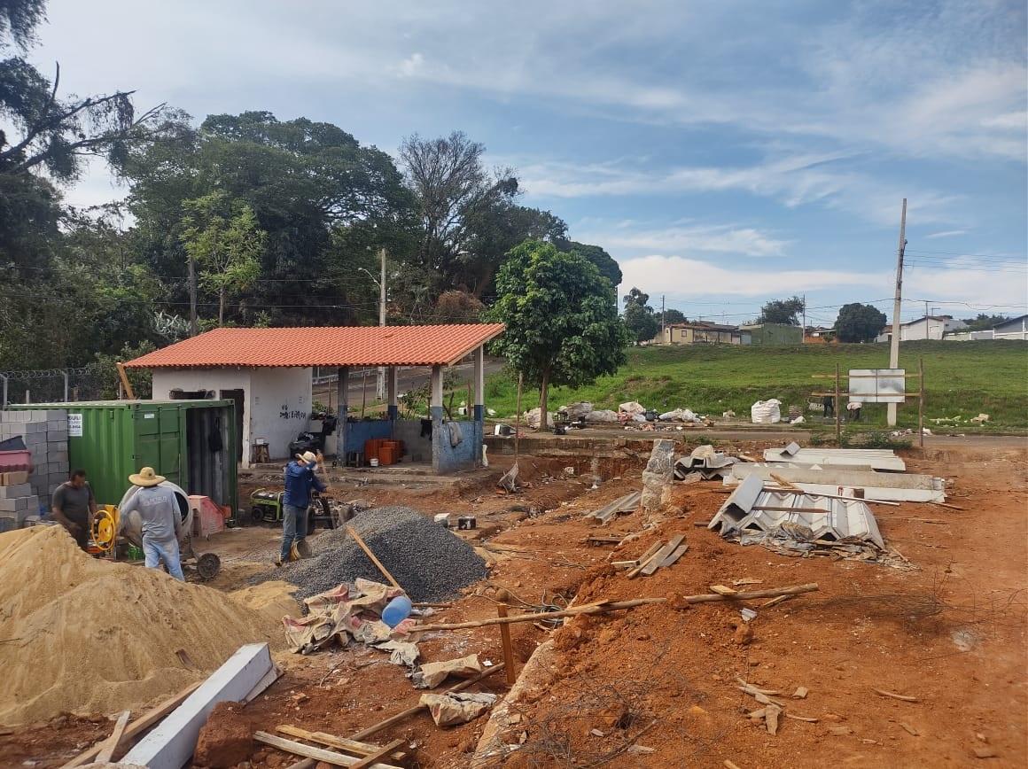 Ecoponto do bairro Volta Grande está em obras e, no momento, permanece fechado, assim como do Residencial Estados Unidos (Foto/Divulgação)