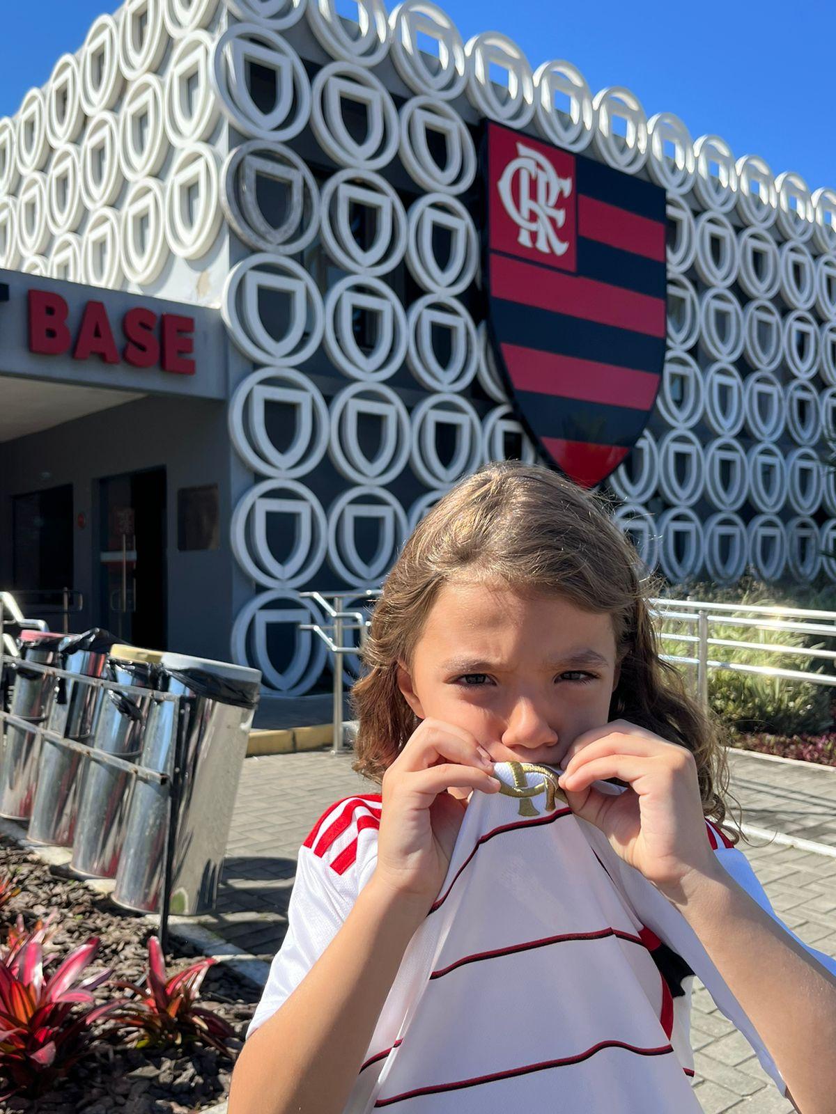 Theo Schlickmann, de apenas 7 anos, é o novo jogador da base do Flamengo (Foto/Divulgação)