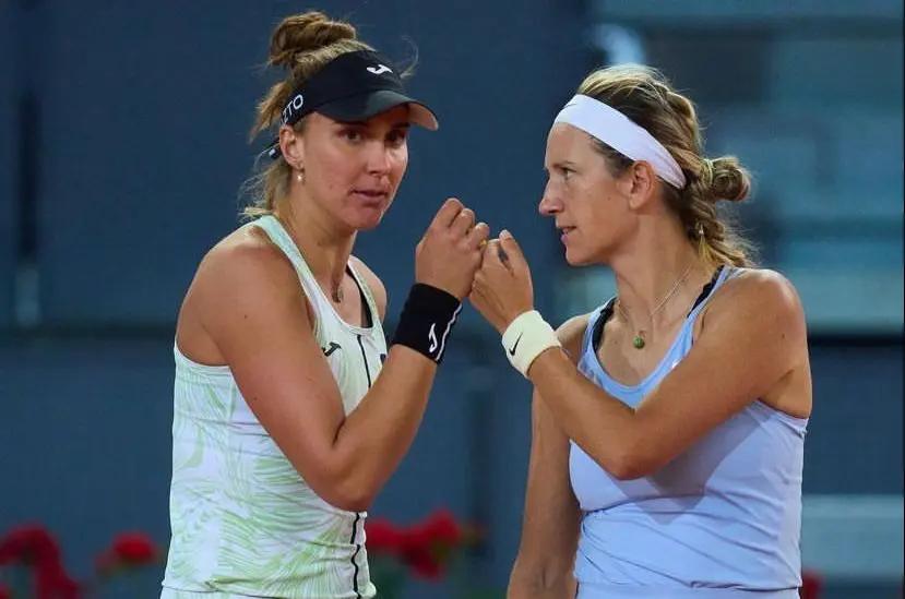 Bia Haddad e Azarenka dominaram as adversárias do início ao fim. (Foto/Divulgação/Mutua Madrid Open)