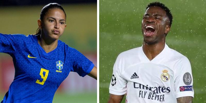 Debinha e Vinicius Jr foram os únicos brasileiros indicados para “A Bola de Ouro” (Foto/Lucas Figueiredo)