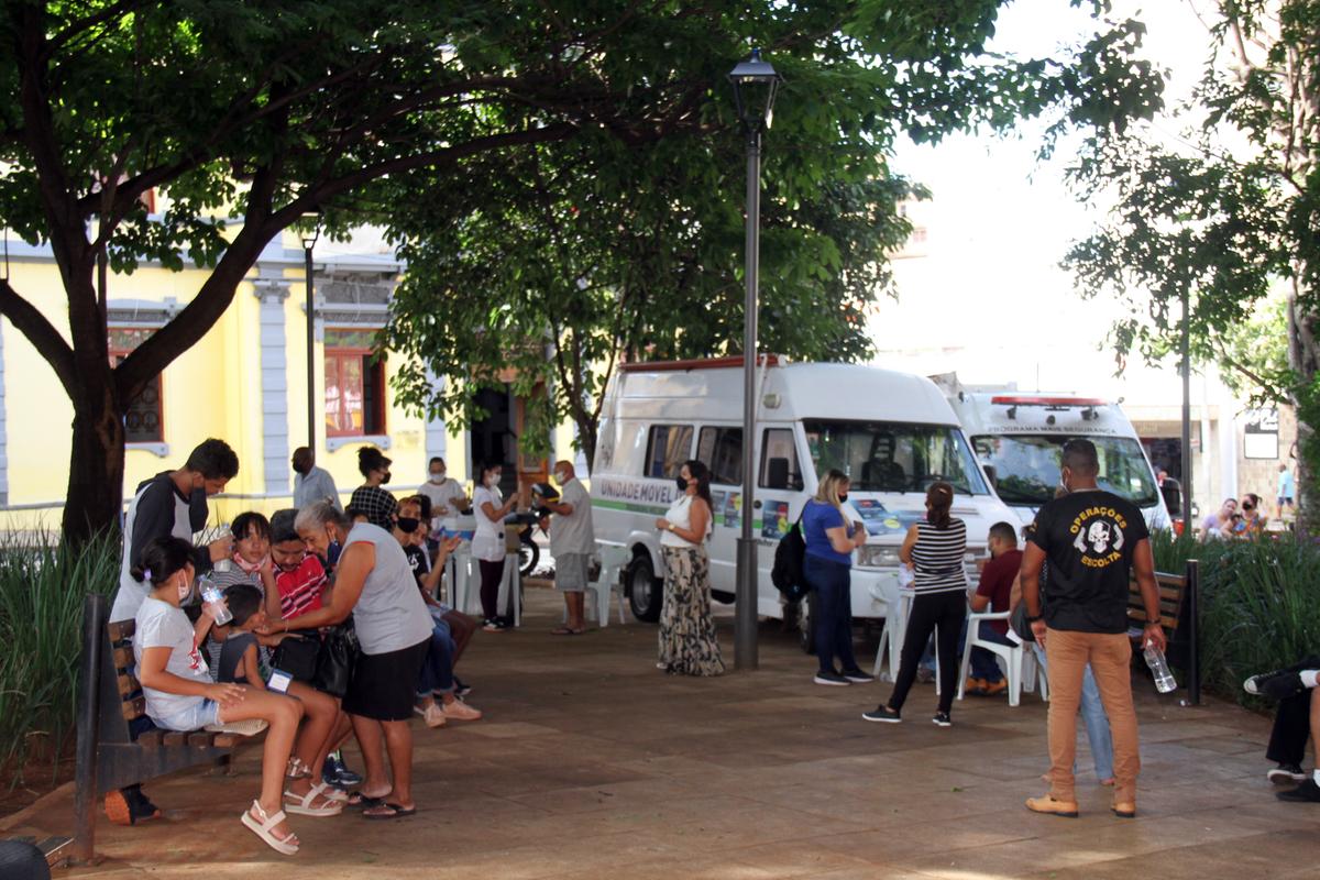 Vacinação em Uberaba (Foto/Jairo Chagas/Arquivo JM)