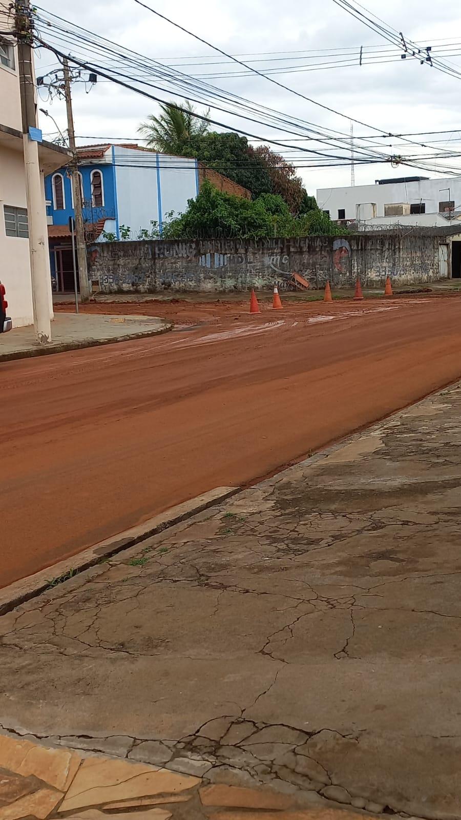 Segundo a autarquia, trata-se de obra de implantação de adutora que interligará dois Centros de Reservação (Foto/Leitora JM)