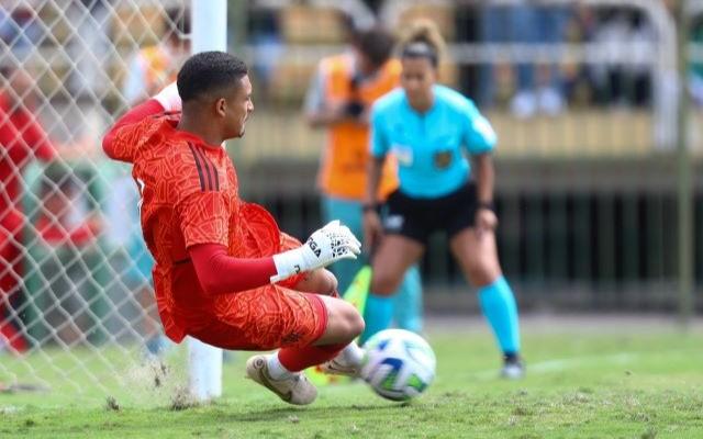 Dyogo Alves, 19 anos foi um dos destaques do jogo. Ele é sobrevivente do incêndio no Ninho do Urubu, que matou dez jovens da base rubro-negra (Foto/Gilvan de Souza/Flamengo)