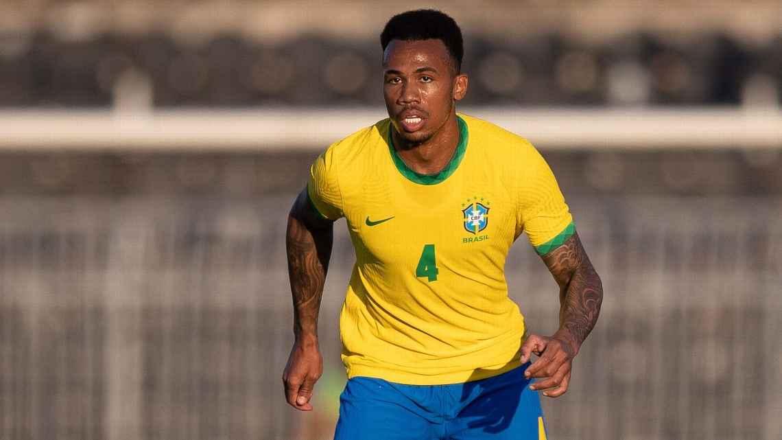 Principal preocupação, o zagueiro Gabriel Magalhães realizou exames de imagem e não ficou constatada nenhuma lesão (Foto/Ricardo Nogueira/CBF)