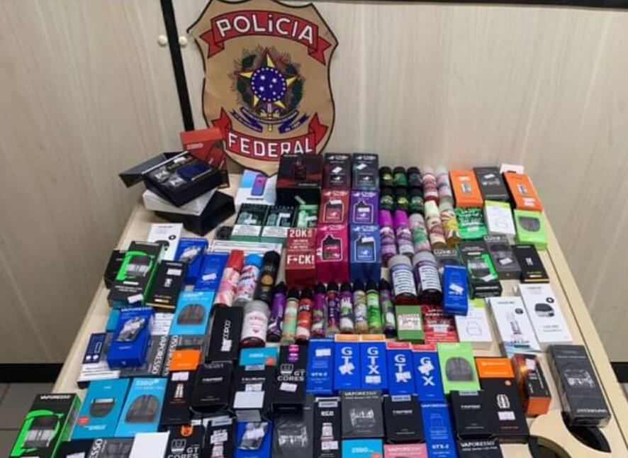 Os presos da operação “Antagônico” passaram poucas horas na cadeia e comércio e contrabando de cigarros eletrônicos em Uberaba continuam de&nbsp;vento&nbsp;e&nbsp;polpa (Foto/Divulgação)