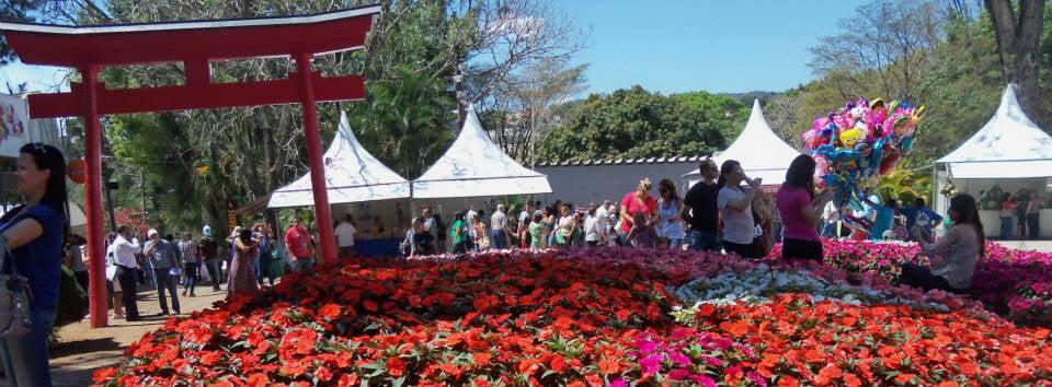 Festa das Flores e do Morango, em Atibaia (SP) (Foto/Reprodução)