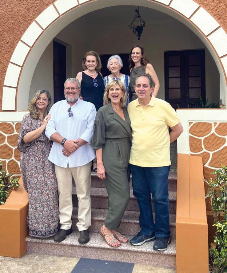 Maria Beatriz Cicci Neves, Maria Claudia Cicci, Fernanda, Christiano Cicci, Celinha e Ricardo Rezende (Foto/Peixotinho)