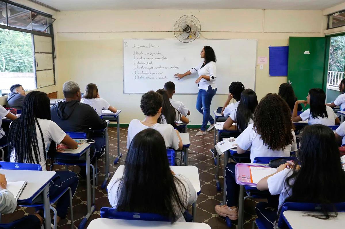 Sala de aula (Gil Leonardi/Imprensa MG)