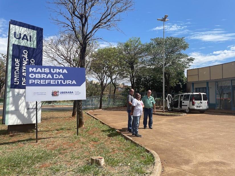 Visita da diretoria do SSPMU ao prédio da UAI, que está em reforma (Foto/Divulgação)