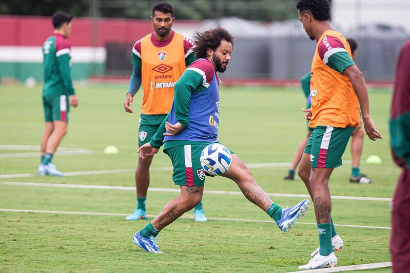 Fluminense treina pensando na grande final da Libertadores. (Foto/Marcelo Gonçalves/Fluminense))