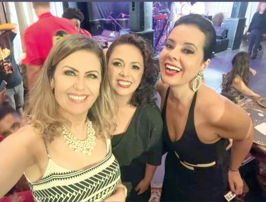 Marise Romano, Vanderluce Marinho e Indiara Ferreira, sempre brilhando à frente de suas atividades (Foto/Divulgação)