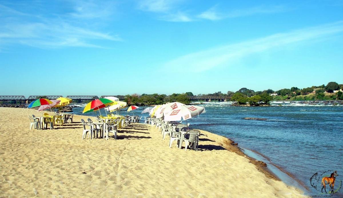 Praia do Areião, em Pirapora (Foto/Divulgação)