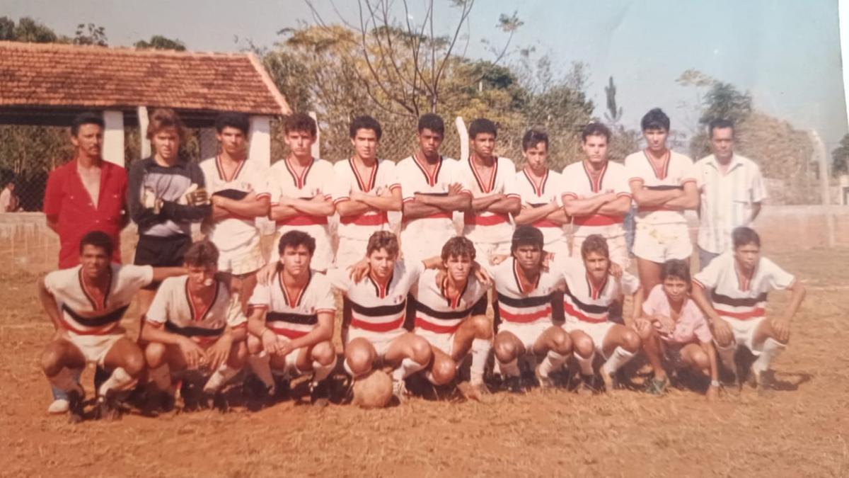 Com o Juvenil do Atlético (Arquivo)