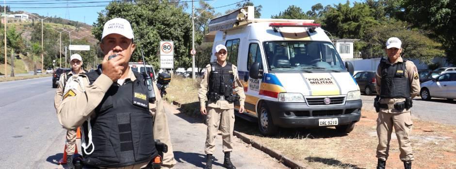 Polícia Militar realizou operação em 100 pontos em todo o Estado, com o empenho de cerca de 1,2 mil militares (Foto/Divulgação)