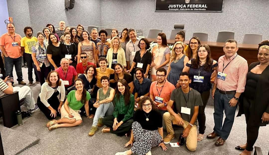 Foram 41 servidores entre professores, técnicos administrativos e estudantes que participaram do curso na Justiça Federal de Uberlândia (Foto/Divulgação)