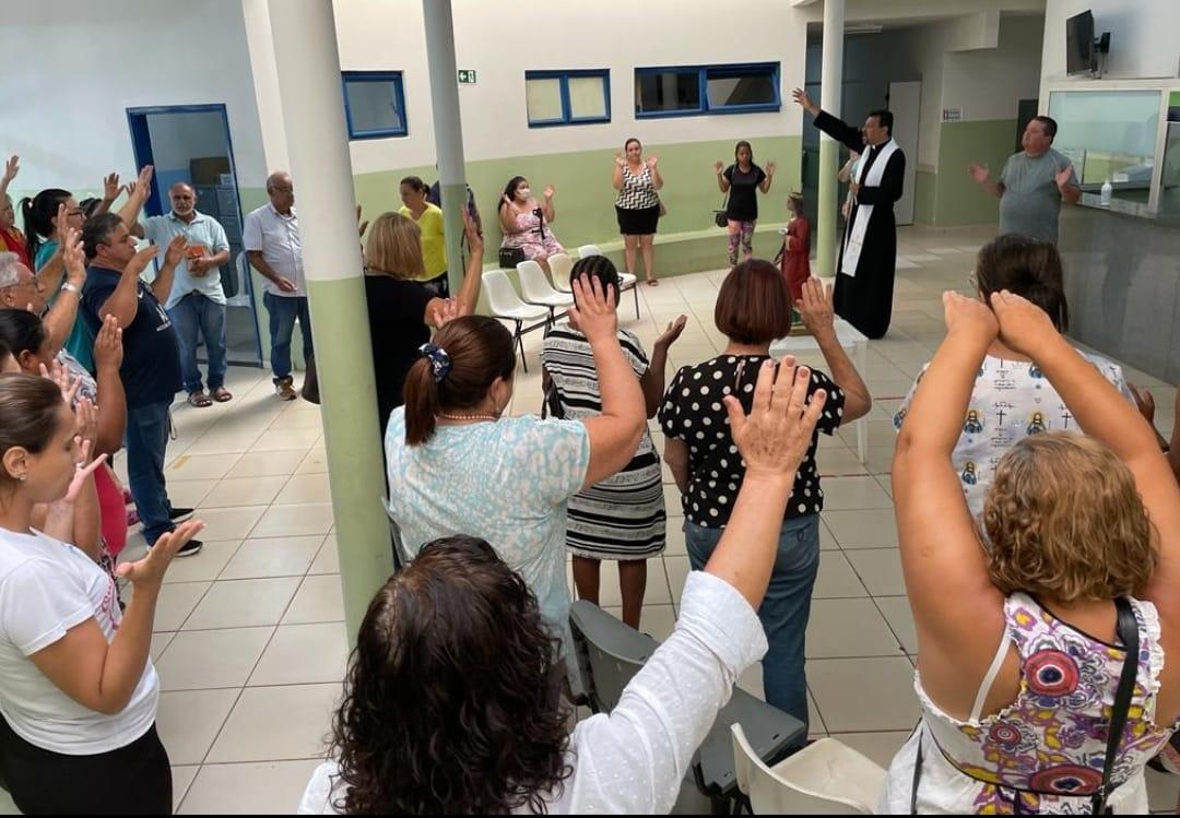 Fiéis da paróquia Santa Luzia vão aonde o povo está (Foto/Divulgação)