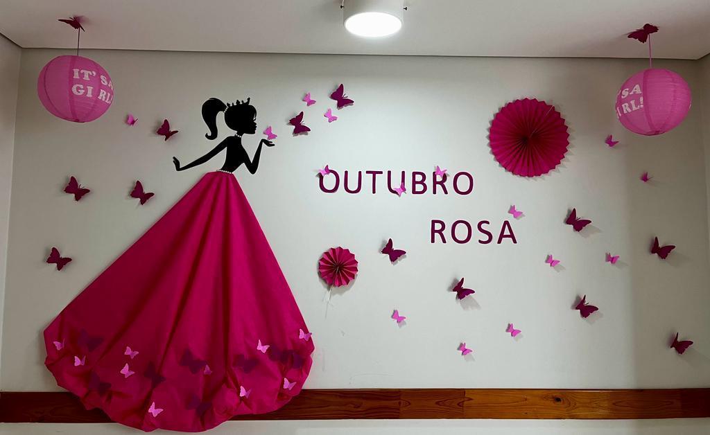 Campanha Outubro Rosa, na Uniube (Foto/Divulgação)