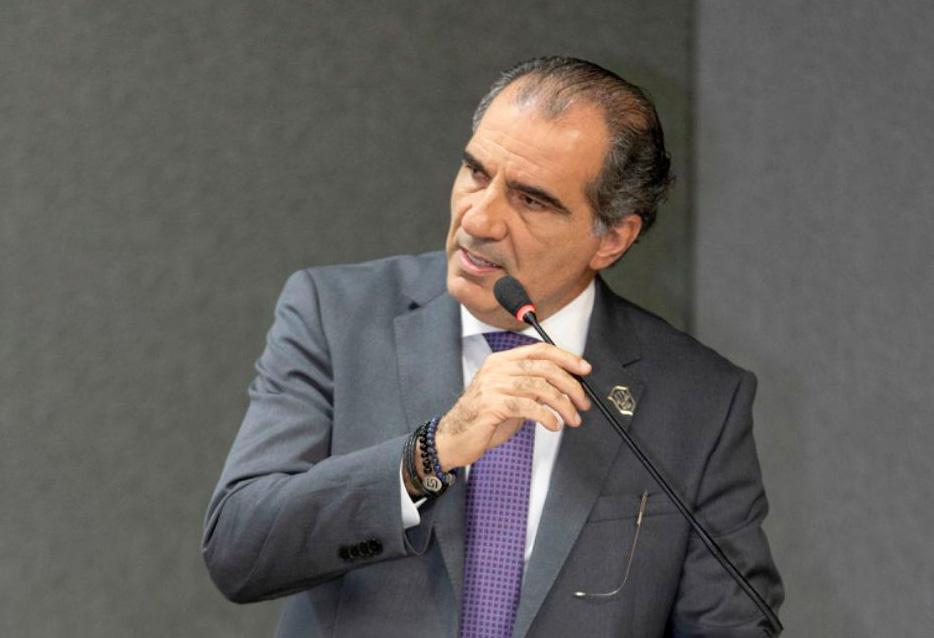 Advogado e presidente do STJD José Perdiz não concordou com os argumentos do advogado do Botafogo. (Foto/Rafael Noleto/Correio Braziliense)