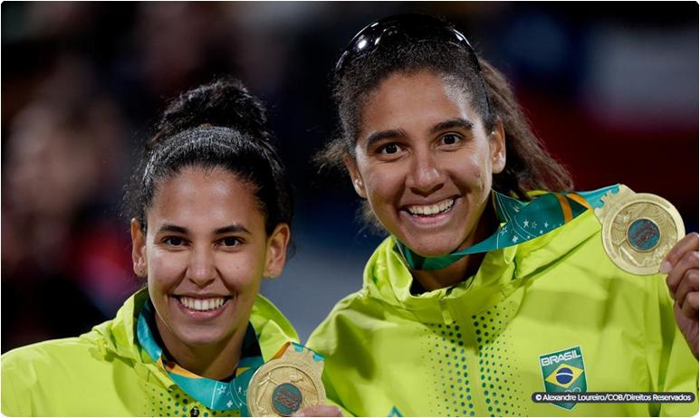 Duda e Ana Patrícia vencem no feminino e André e George no masculino. (Foto/Alexandre Loureiro/COB)