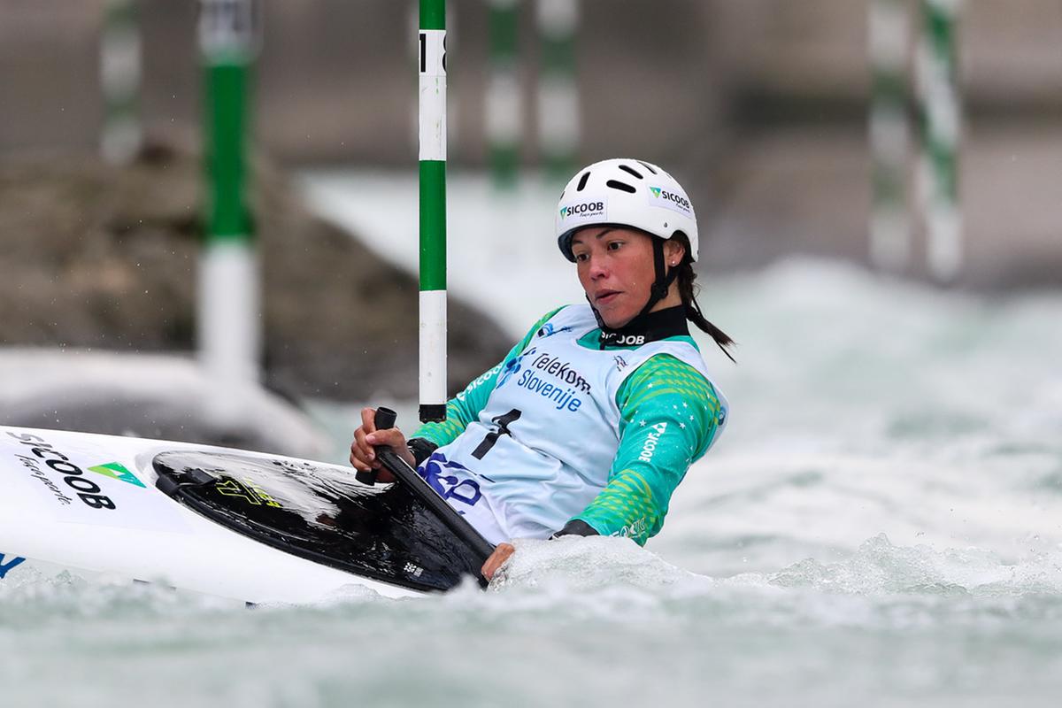 Na canoagem slalom, a super campeã Ana Sátila garantiu mais um ouro para o Brasil. (Foto/Reprodução Instagram - @anasatila_vargas)