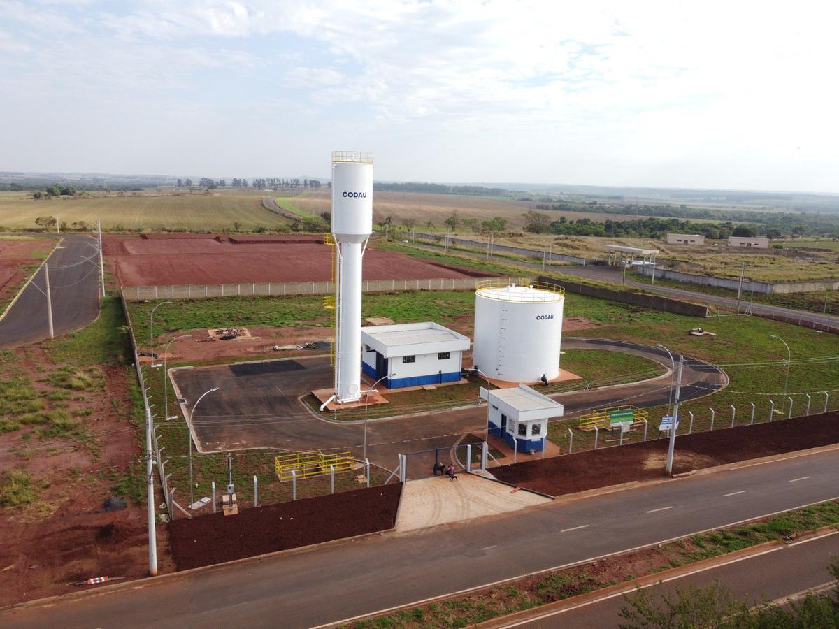 Centro de Reservação 14, na Univerdecidade (Foto/Divulgação Codau)