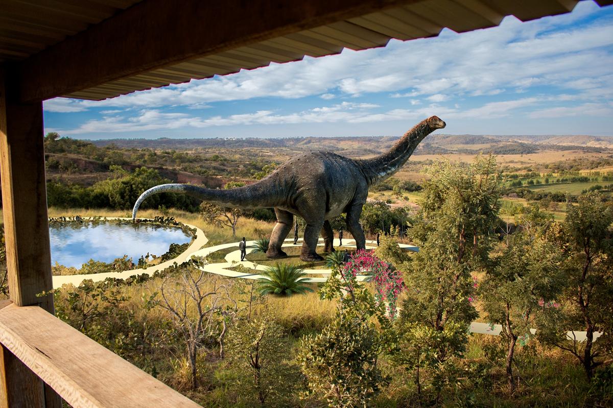 Réplica a ser construída no geossítio (Foto/Divulgação)