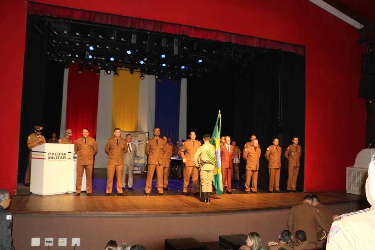 Solenidade em comemoração aos 60 anos do Colégio Tiradentes, da Polícia Militar, aconteceu na noite de segunda-feira (Foto/Sérgio Teixeira/PMMG)