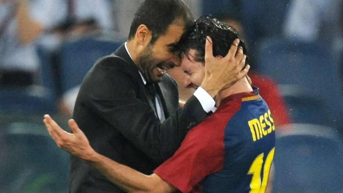 Messi disse que Pep Guardiola "impulsionou" o esporte e influenciou muitos treinadores. (Foto/Getty Images/TNT Sports)