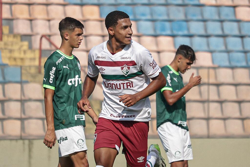 O Brasil saiu na frente, com gol de Kauã Elias (Fluminense), aos 42 minutos. (Foto/Fluminense Futebol Clube)