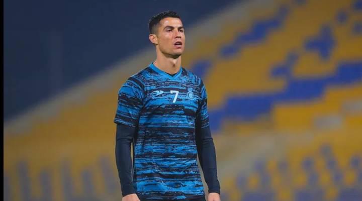 O árbitro deu um pênalti em cima de Ronaldo, mas ele afirmou que não foi tocado e o lance acabou impugnado. (Foto/Divulgação/Al Nassr)