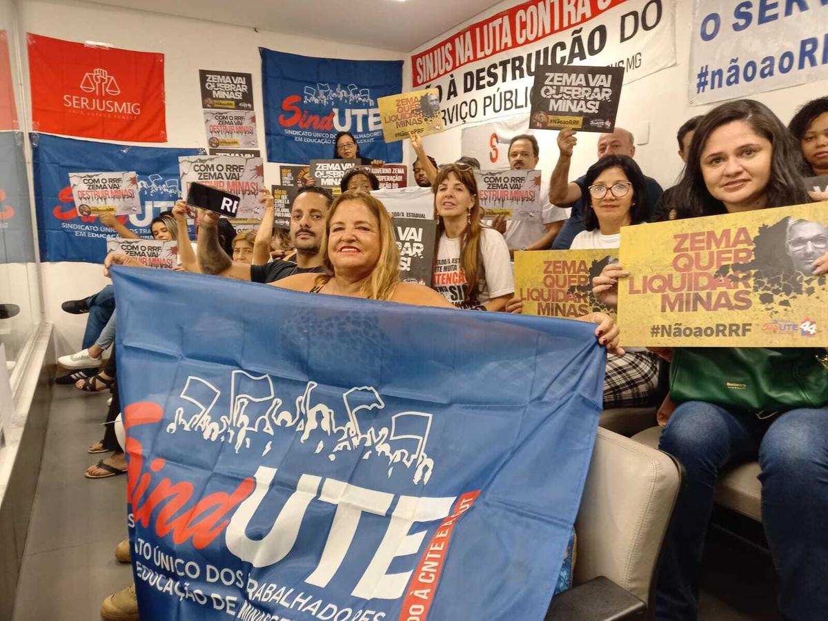 Segundo a coordenadora regional do SindUTE em Uberaba, Maria Aparecida Oliveira, em Uberaba, das 40 escolas da rede estadual de ensino, 12 não pararam, quatro pararam totalmente e as outras 24 pararam parcialmente. (Foto/Divulgação)