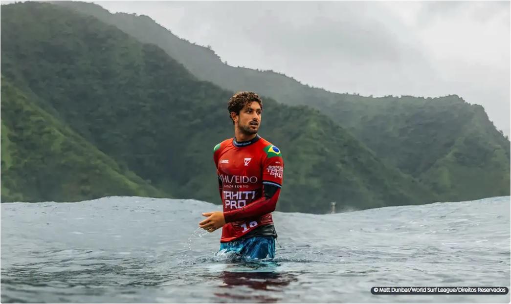 João Chianca está bem após acidente na praia de Pipeline. (Foto Matt Dunbar - World Surf League (Agência Brasil)