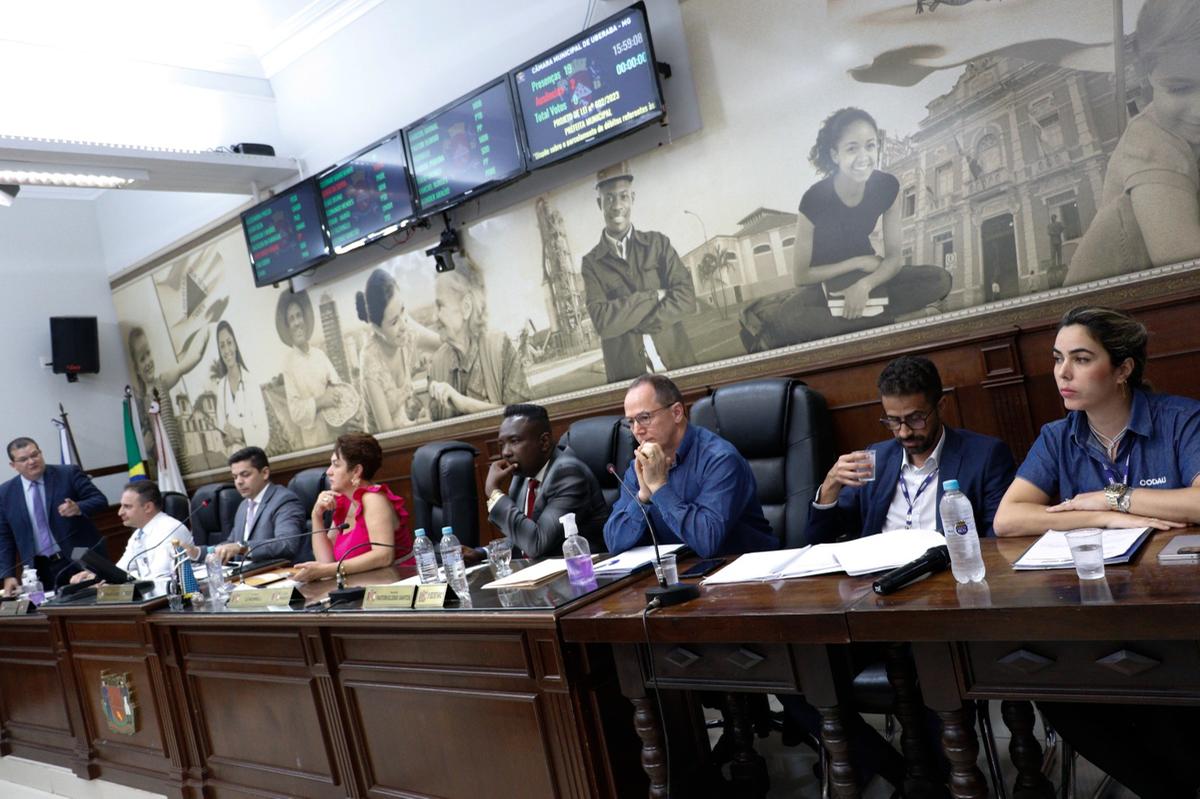Representantes da Codau acompanharam todo o processo de apresentação de emendas e votação do projeto que cria novas regras de parcelamento (Foto: Jhully Borges)